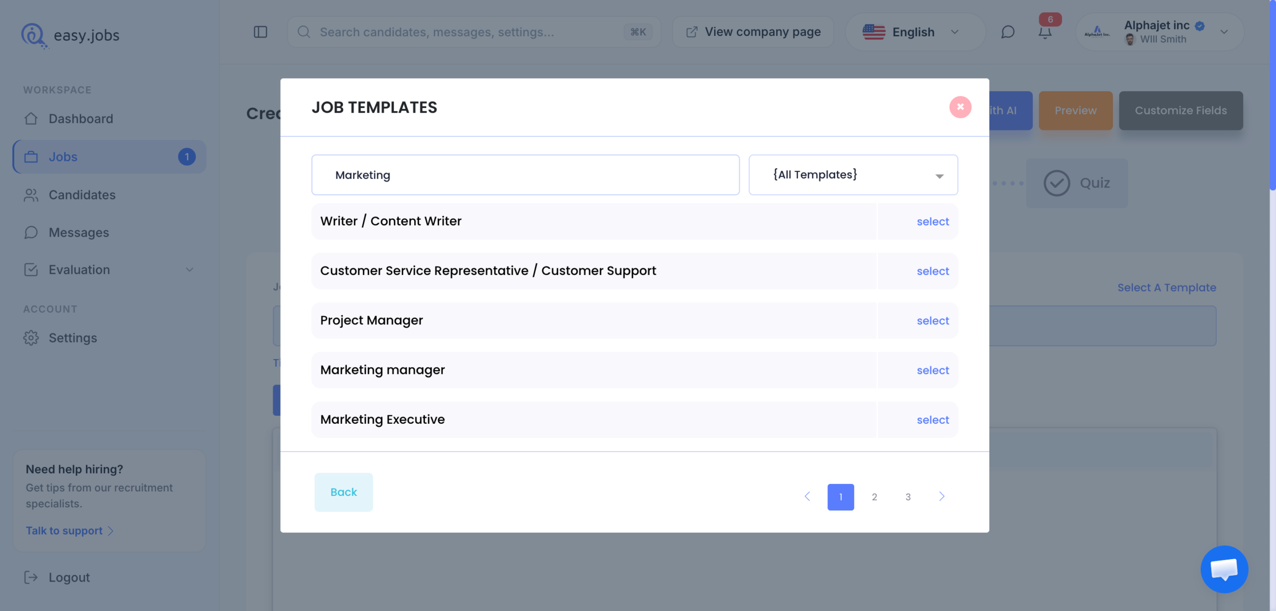 How to Create A New Job Post in easy.jobs? 8 New Job Post