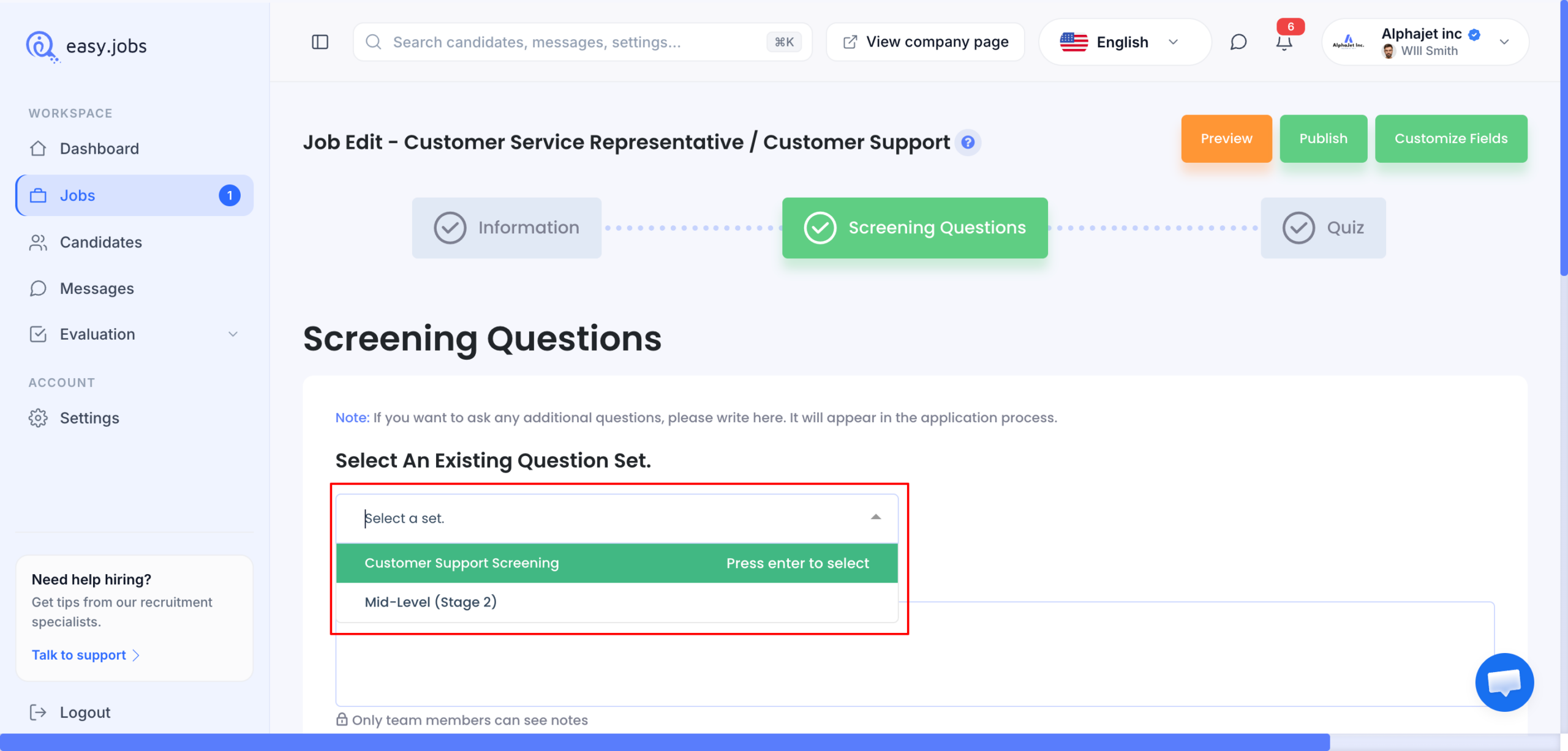 How to Create A New Job Post in easy.jobs? 11 New Job Post