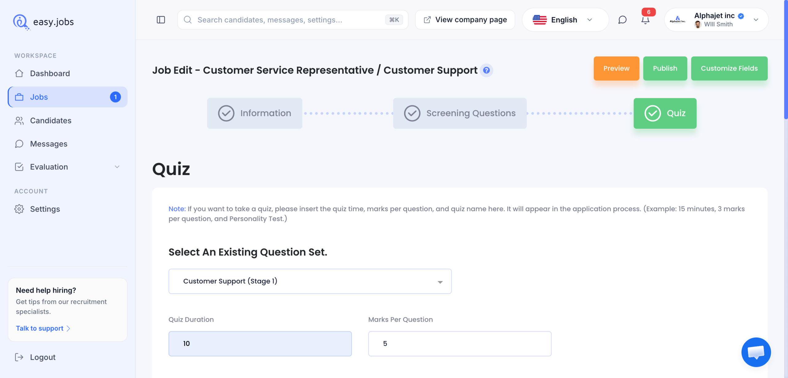 How to Create A New Job Post in easy.jobs? 13 New Job Post