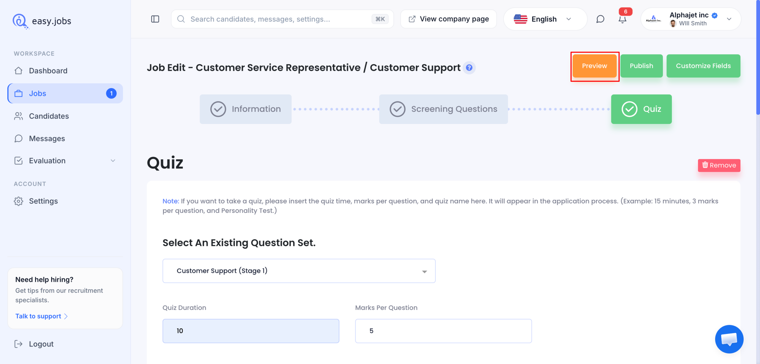 How to Create A New Job Post in easy.jobs? 16 New Job Post