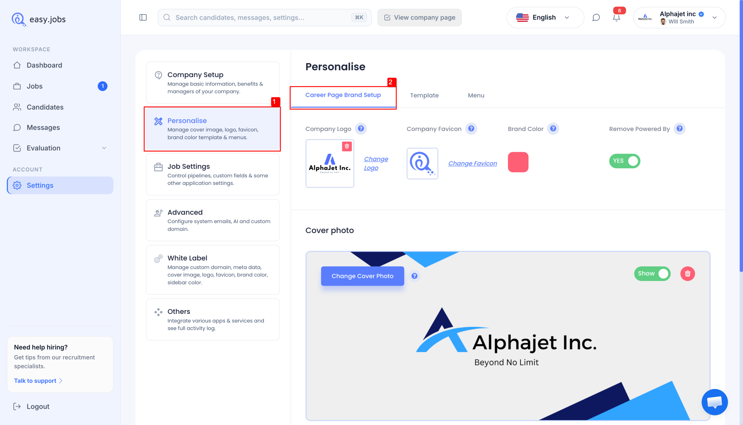 How to Update Company Profile Information? 3 Update Company Profile