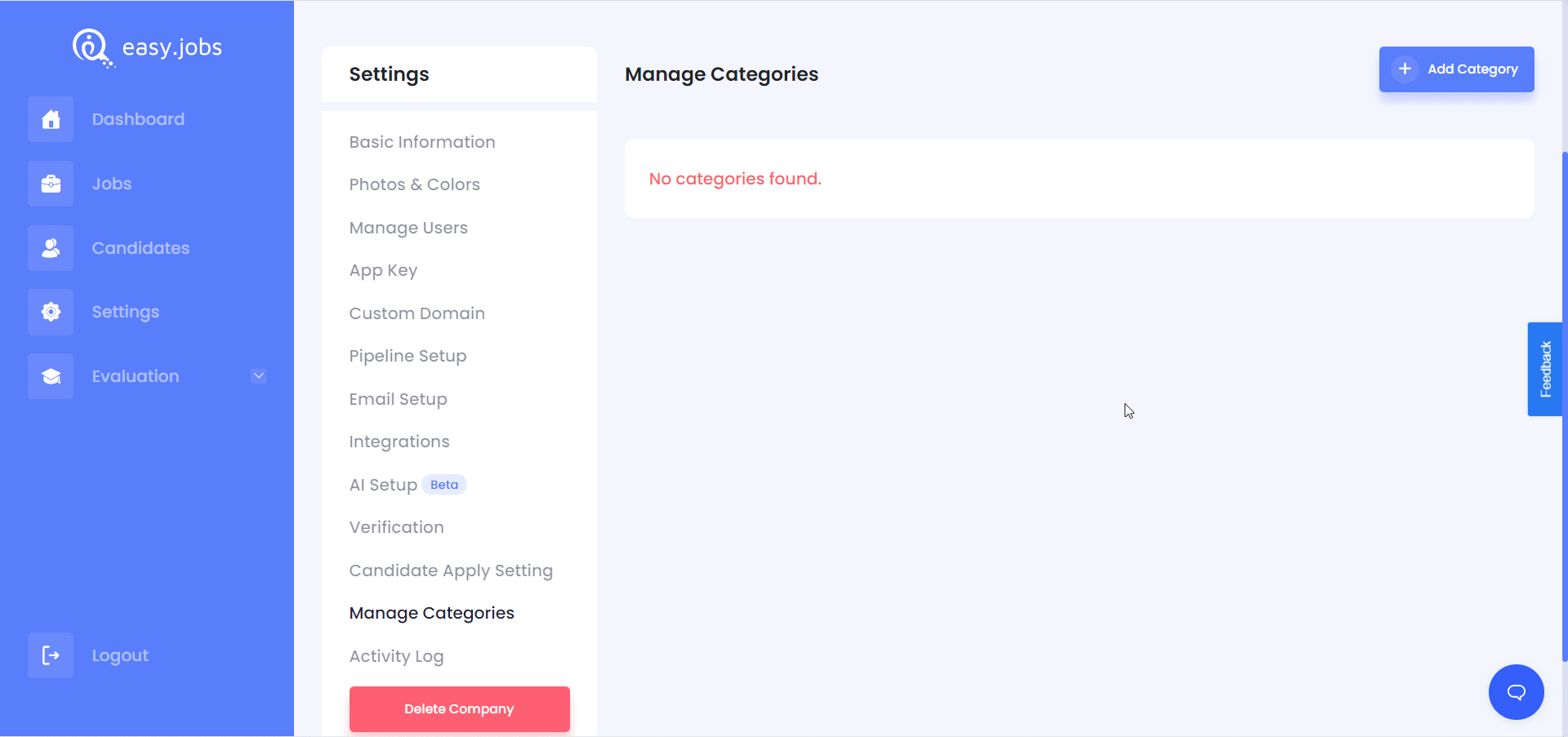 How To Create And Manage Custom Job Categories And Skills In Easy.Jobs