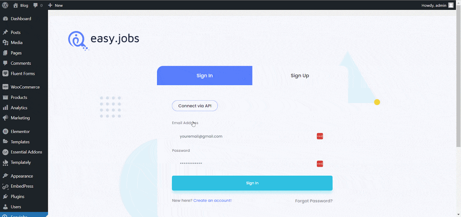 How To Design Job Board Or Job Posting Page Using Elementor With Easy.Jobs?