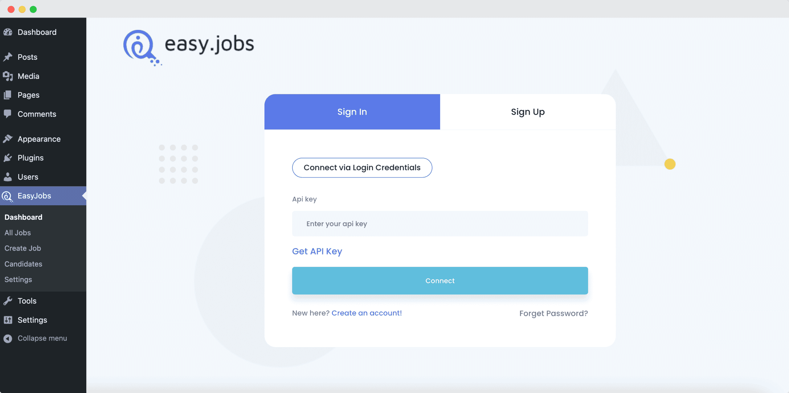 career site in Elementor 1