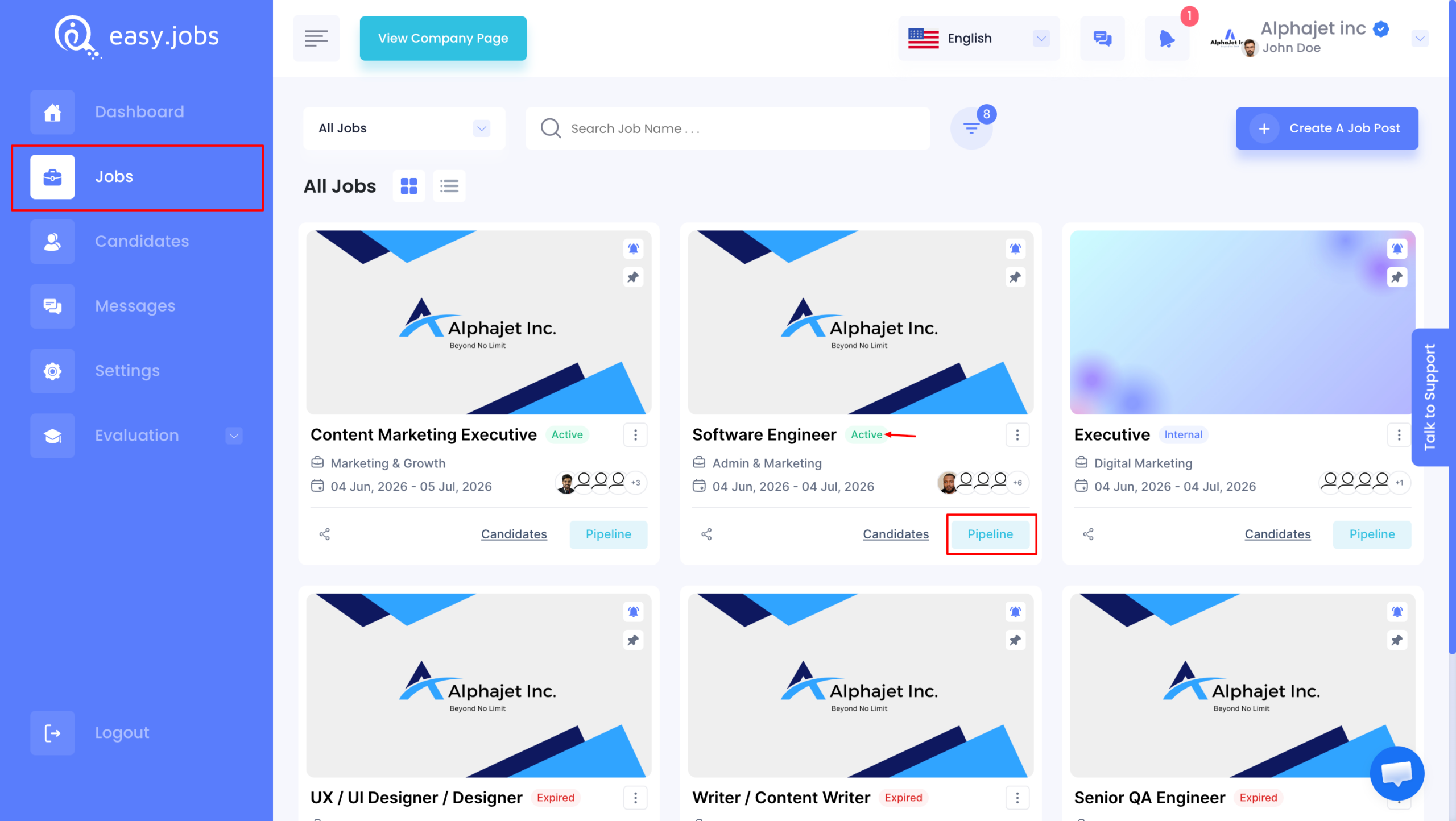 Как управлять кандидатами с помощью платформы поиска работы easy.jobs? 1 Manage Candidates