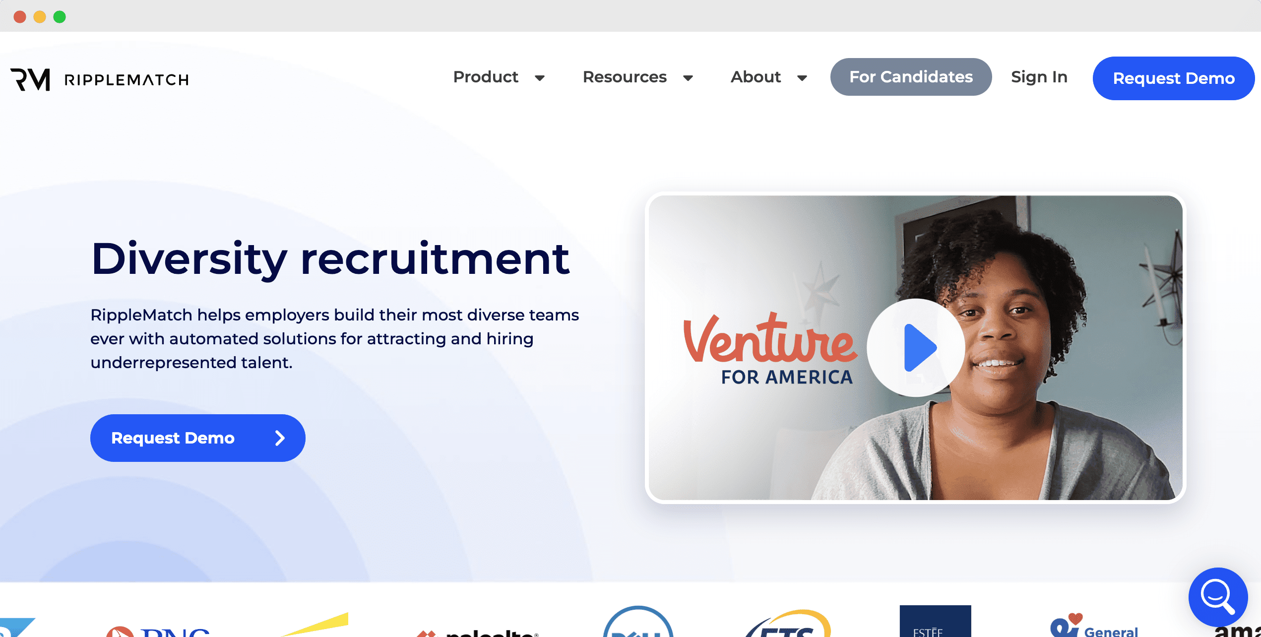 RippleMatch Diversity Hiring Tool