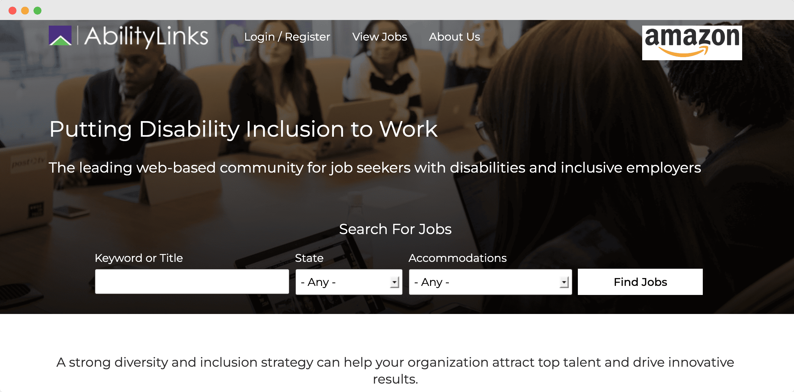 AbilityLinks Diversity Hiring Tool