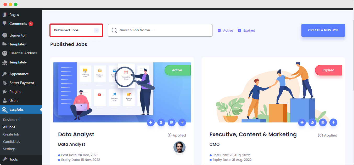 Create a Career Page using easy.jobs