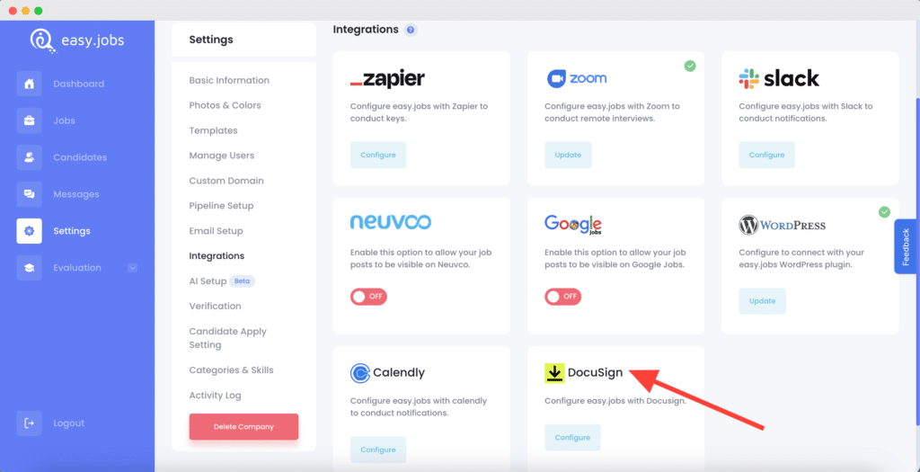 [New] Integrate easy.jobs With DocuSign: How To Easily Collect eSignatures For All Hiring Needs