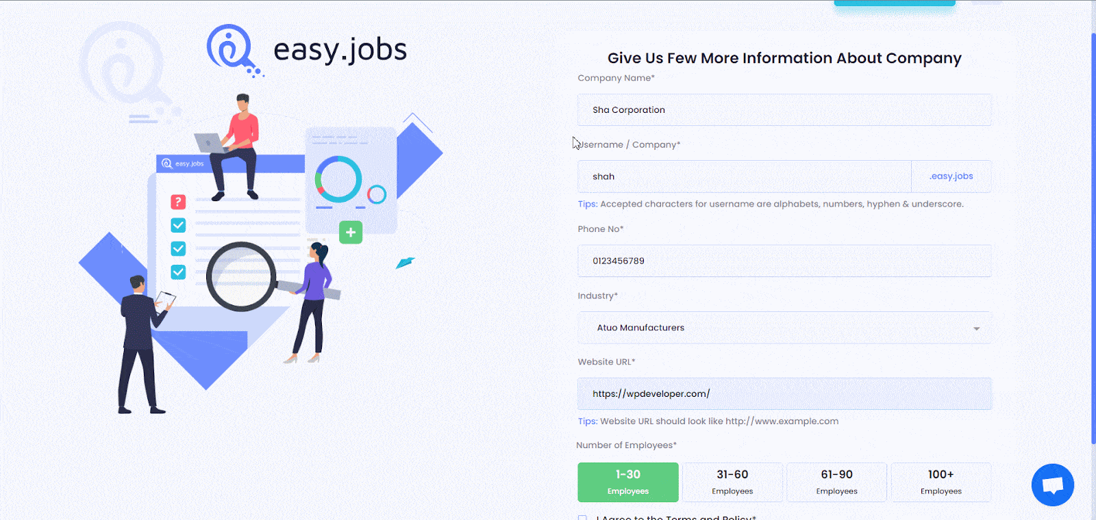 fill-company-information-in-easy.jobs