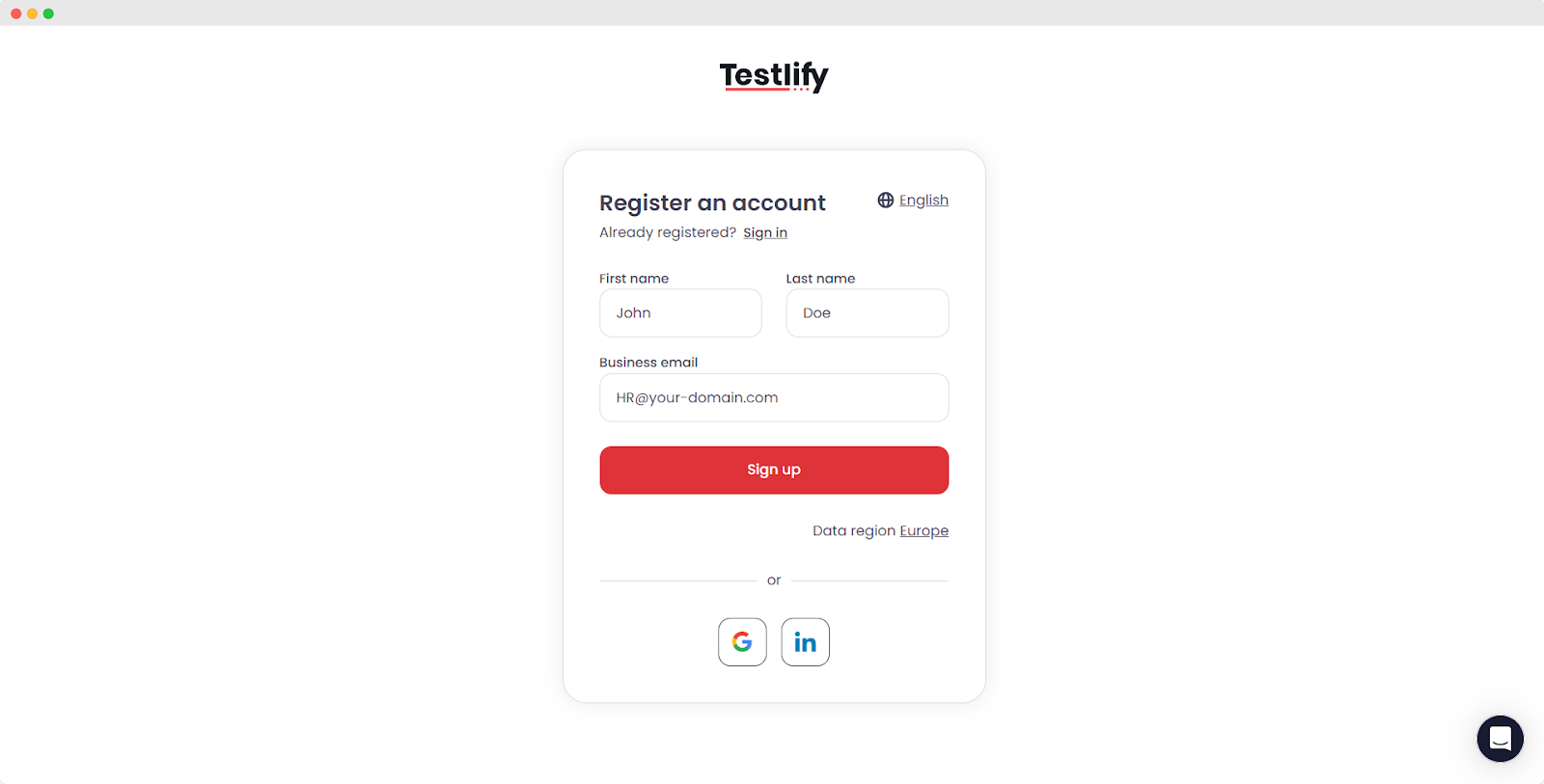 Integrate Testlify