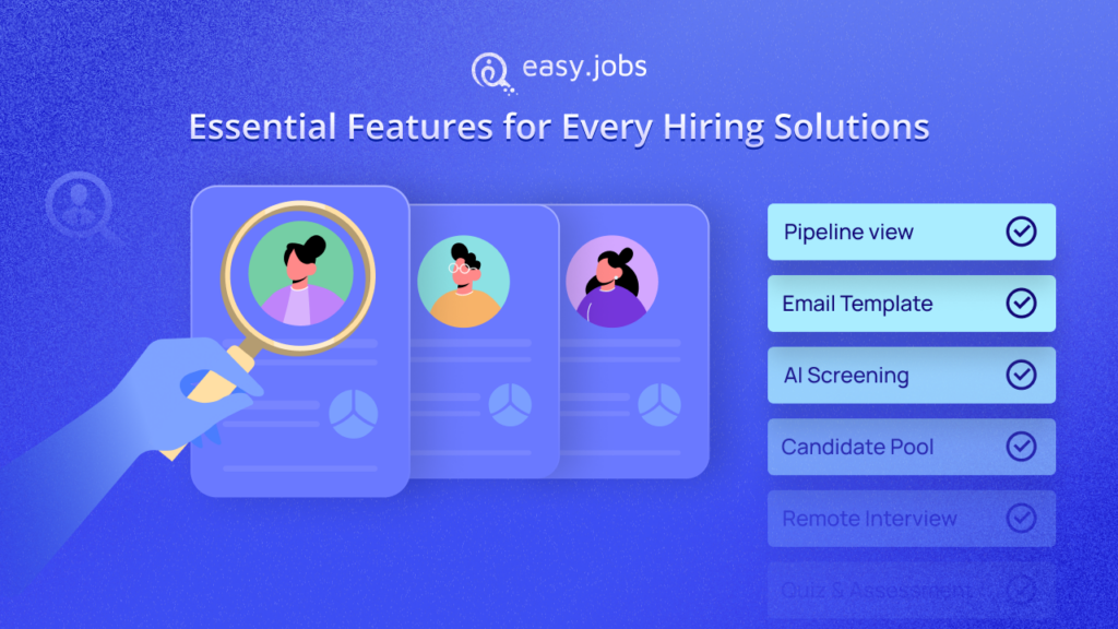 Essential Recruitment Features