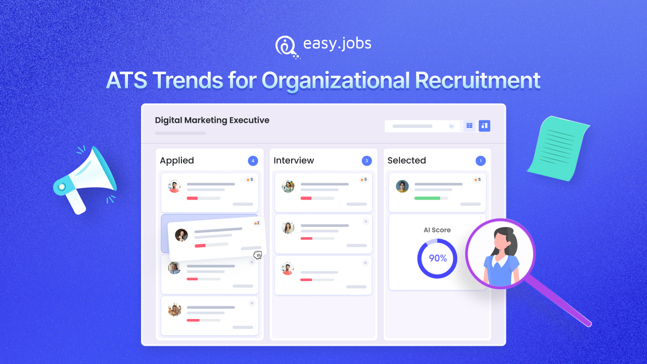 Blog banner - Key ATS Trends for Organizational Recruitment - easy.jobs