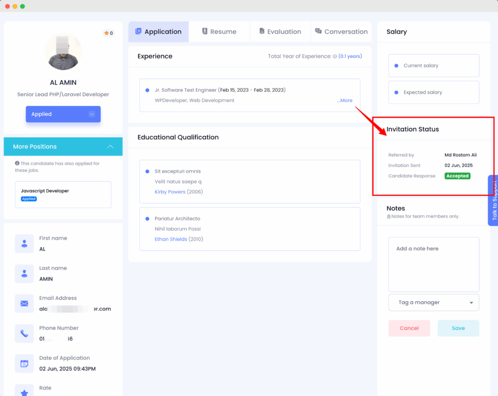 How to Move Candidates to Another Job in easy.jobs?